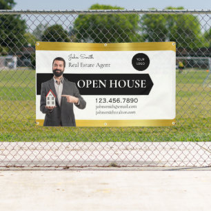Personalisierte ausführliche Immobilienmakler-Open Banner