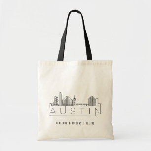 Personalisierte Austin-Hochzeitstasche Tragetasche