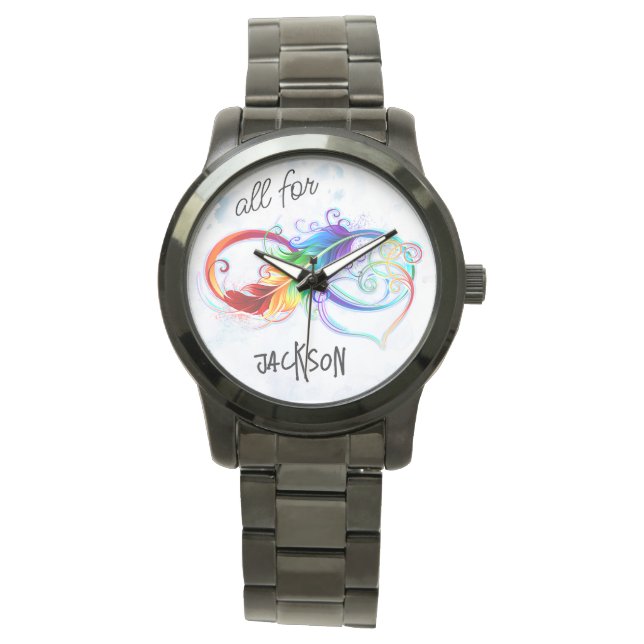 Personalisierte Autismus Akzeptanz Armbanduhr (Vorderseite)