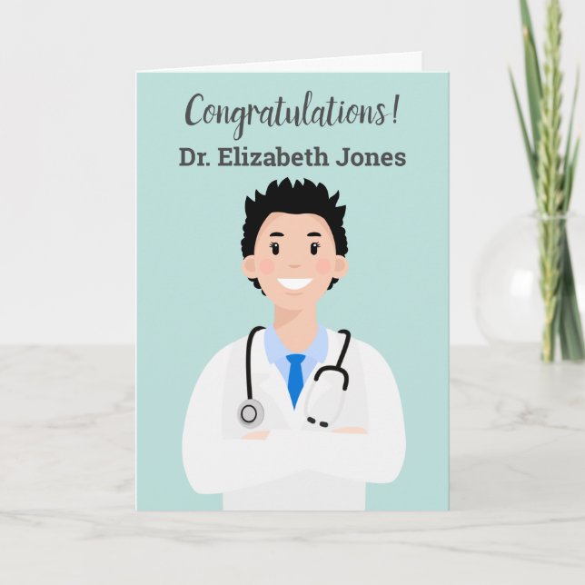 Personalisierte Avatar-Doctor-Karte Karte (Vorderseite)