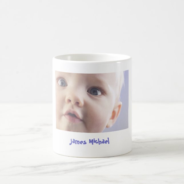 Personalisierte Baby-Foto-Kaffee-Tasse Kaffeetasse (Mittel)