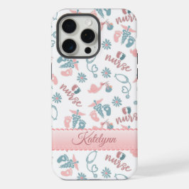 Personalisierte Baby-Krankenschwester-Handyhülle iPhone 15 Pro Max Hülle