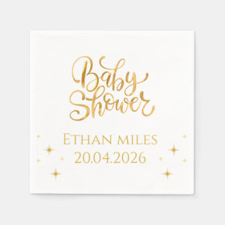 Personalisierte Baby-Party-Serviette mit Namen und Serviette
