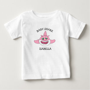 Personalisierte Baby Shark Baby's T-shirt