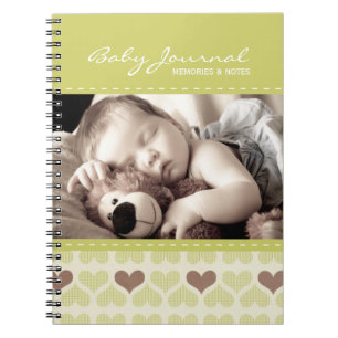 Personalisierte Baby-Zeitschrift Notizblock