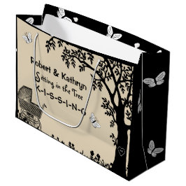 Personalisierte Babydusche Große Geschenktüte