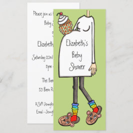 Personalisierte Babydusche Leuchttonne Einladung