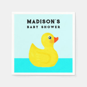 Personalisierte Babydusche Niedlich Duckling Napki Serviette