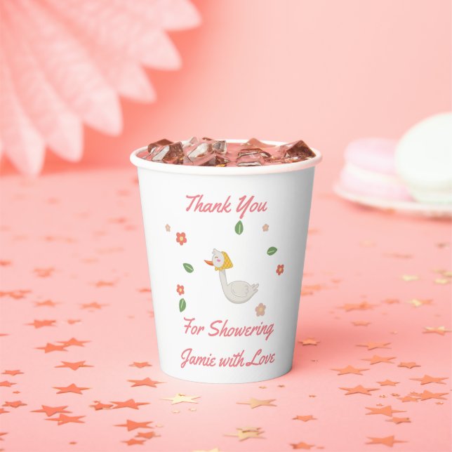 Personalisierte Babydusche Pappbecher (Insitu)