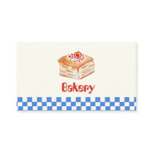 Personalisierte Bäckerei-Visitenkarte | Benutzerde