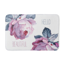Personalisierte Badematte Hallo schön