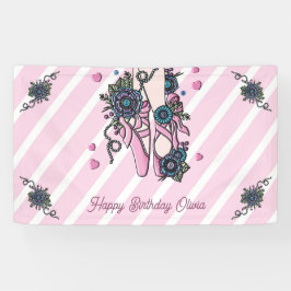 Personalisierte Ballettschuhe Banner