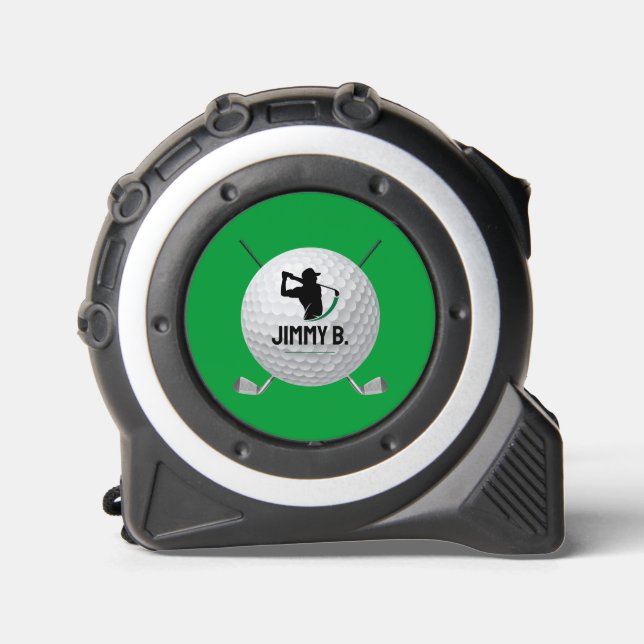 Personalisierte Bandmaßnahme für Golfer Maßband (Vorderseite)