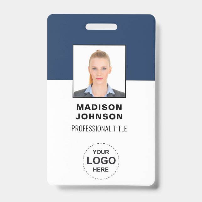 Personalisierte Barcode-ID-Karten mit Logo und Fot Ausweis (Vorderseite)