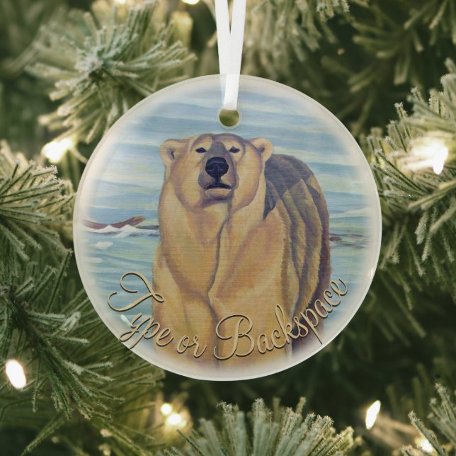Personalisierte Bärendekoration Ornament Aus Glas (InSitu)
