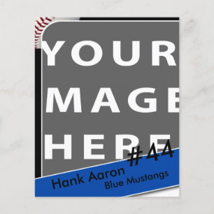 Personalisierte Baseball-Fotokarte Flyer