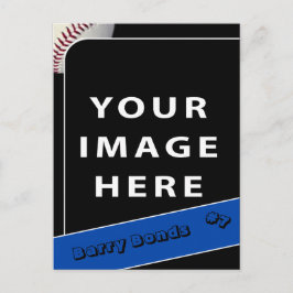 Personalisierte Baseball-Fotokarte Postkarte