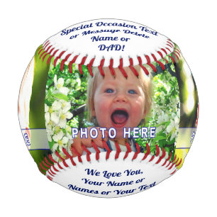 Personalisierte Baseball-Geschenke für den Vater,  Baseball