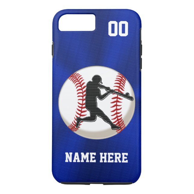Personalisierte Baseball iPhone 8 Plusfall, iPhone Case-Mate iPhone Hülle (Rückseite)