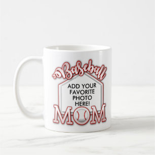 Personalisierte Baseball-Mama-Tasse Kaffeetasse