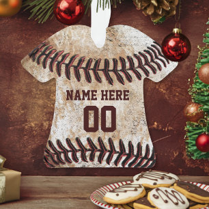 Personalisierte Baseball-Ornamente Ornament
