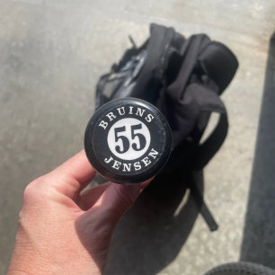 Personalisierte Baseball-Schlägerknauf-Aufkleber Quadratischer Aufkleber