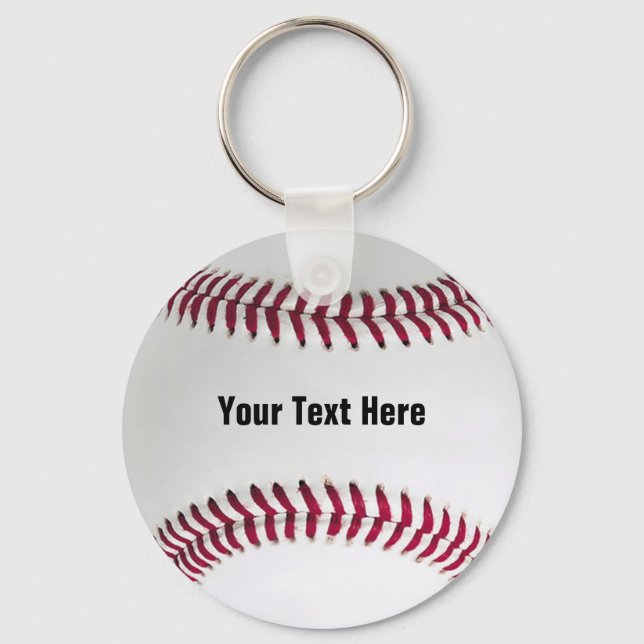 Personalisierte Baseball-Schlüsselkette Schlüsselanhänger (Vorderseite)