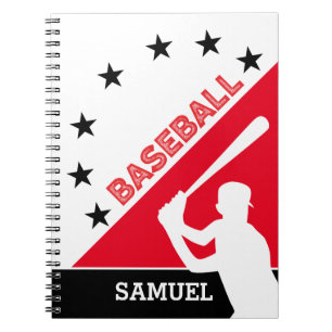 Personalisierte Baseball-Schule Notizblock