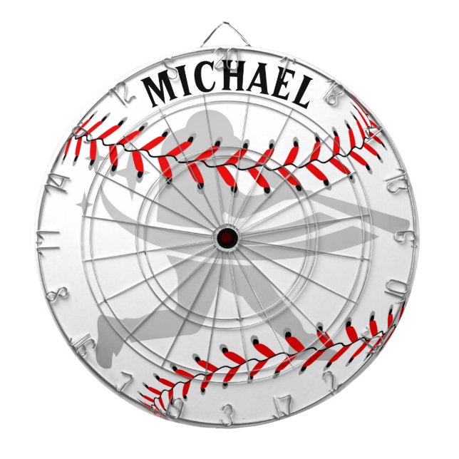 Personalisierte Baseball-Spitzenplatine Dartscheibe (vorne)