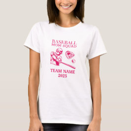 Personalisierte Baseballmutter T-Shirt