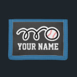 Personalisierte Baseballtaschen und -taschen | Spo Trifold Geldbörse<br><div class="desc">Personalisierte Baseballtaschen und -taschen | Sport. Coole Geschenkidee für Jungen und Männer. Anpassbar mit Teamnamen oder Monogramm-Initialen.</div>