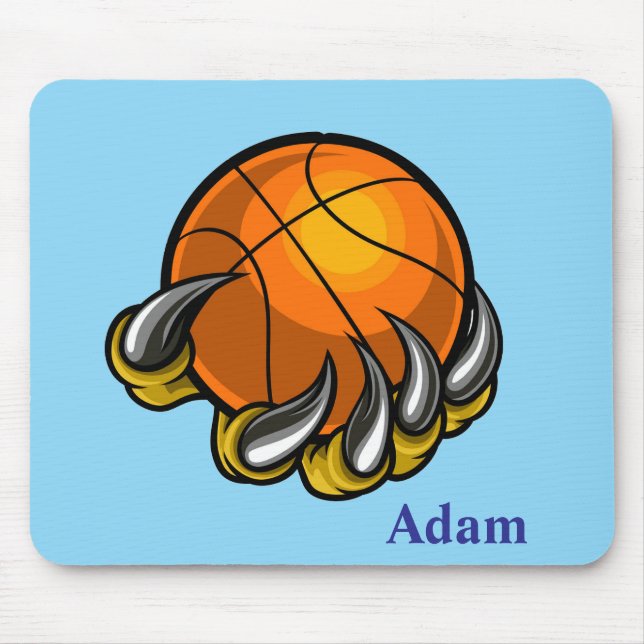 Personalisierte Basketball-Drachenklaue Mousepad (Vorne)