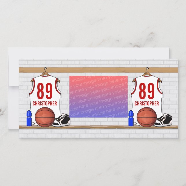 Personalisierte Basketball Jersey (Vorderseite)