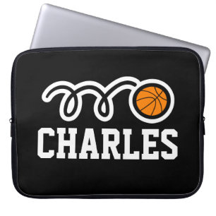 Personalisierte Basketball-Neoprene 15 Zoll Laptopschutzhülle