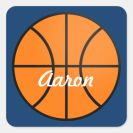 Personalisierte Basketball Sport Party Stickers
