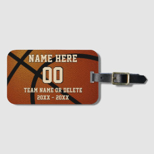 Personalisierte Basketball-Taschen-Umbauten, Gepäckanhänger
