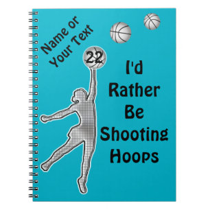 Personalisierte Basketball-Team-Geschenk-Ideen fü Notizblock