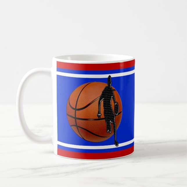 Personalisierte Basketballgeschenke für Spieler, 3 Kaffeetasse (Links)