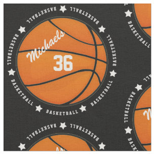 Personalisierte Basketballnummer Stoff