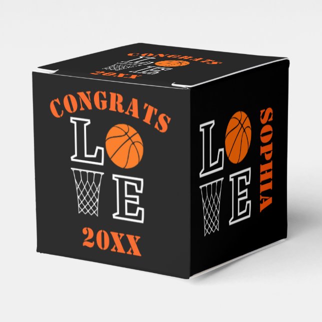 Personalisierte Basketballschuhe, Basketballspiele Geschenkschachtel (Vorderseite)