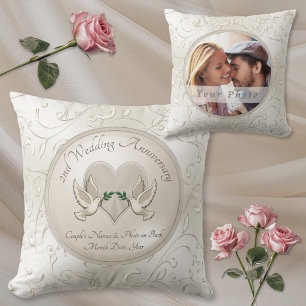 Personalisierte Baumwollgeschenke mit Foto zum 2.  Kissen