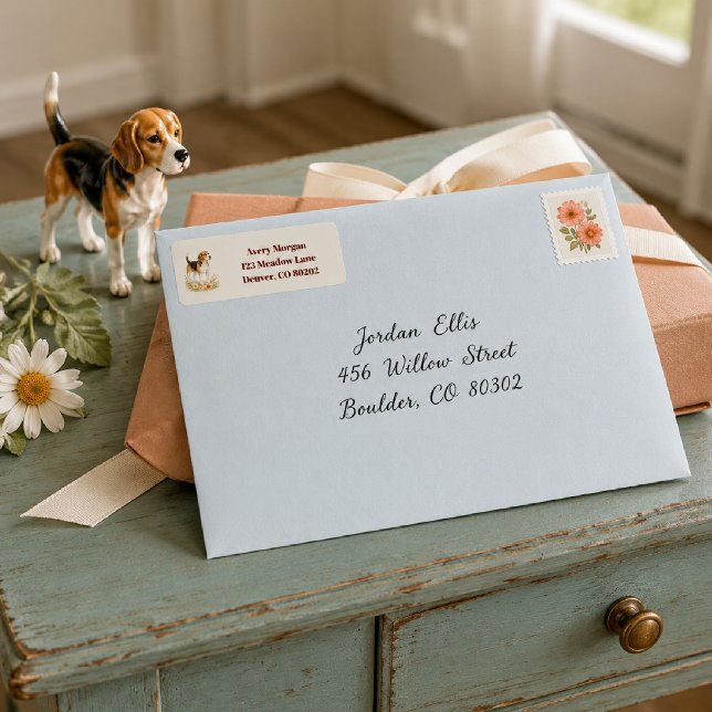 Personalisierte Beagle-Wildblume  (Von Creator hochgeladen)
