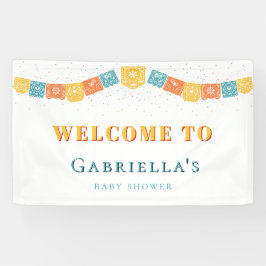 Personalisierte Begrüßung Fiesta Babydusche Banner