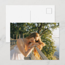 Personalisierte benutzerdefinierte Bildpostkarte f Postkarte