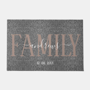 Personalisierte benutzerdefinierte Familienname-Un Fußmatte