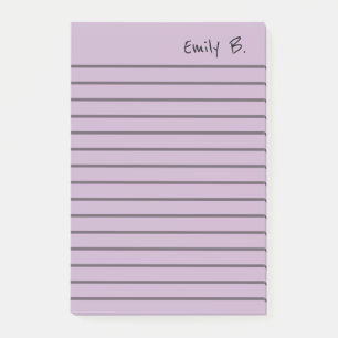 Personalisierte benutzerdefinierte Farbe 4x6 linie Post-it Klebezettel