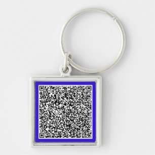 Personalisierte benutzerdefinierte Farbe des QR-Sc Schlüsselanhänger