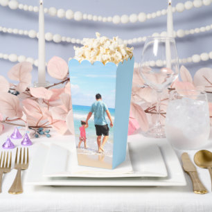 Personalisierte benutzerdefinierte Foto-Popcornfel Geschenkschachtel