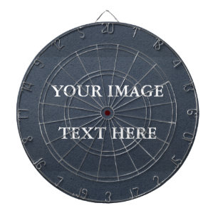 Personalisierte benutzerdefinierte Foto- und Texte Dartscheibe