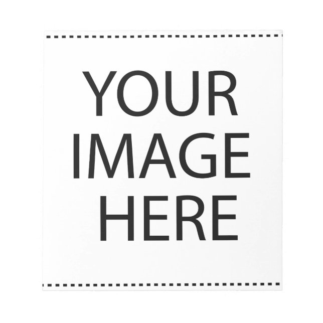 Personalisierte benutzerdefinierte Foto- und Texte Notizblock (Vorderseite)